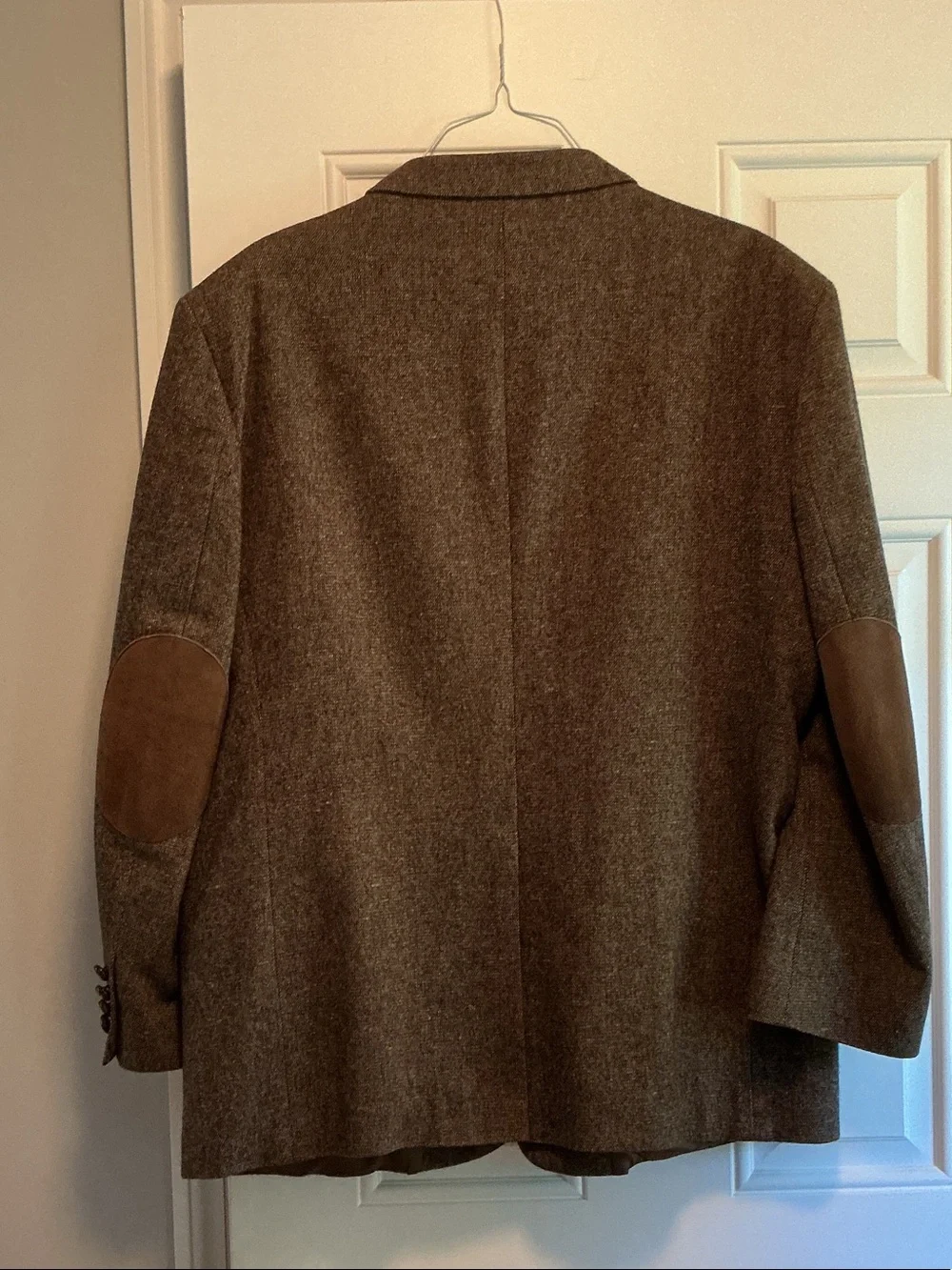 Stafford Men's Brown Wool-Blend Sport Coat Blazer